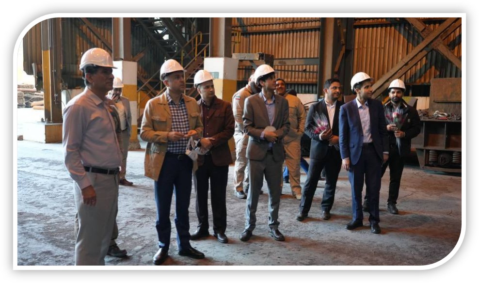 مدیرعامل مس ایران در خط تولید